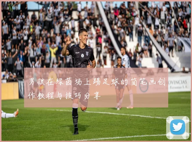 男孩在绿茵场上踢足球的简笔画创作教程与技巧分享